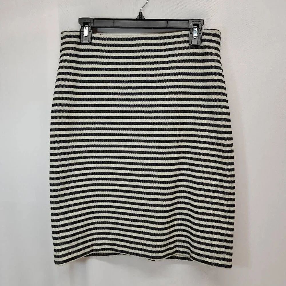 Talbots Size 6 Striped Pencil Skirt Career Professional T